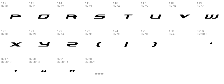 Alexis Expanded Italic