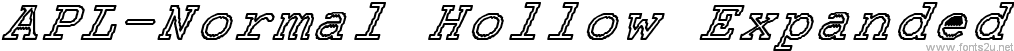 APL-Normal Hollow Expanded