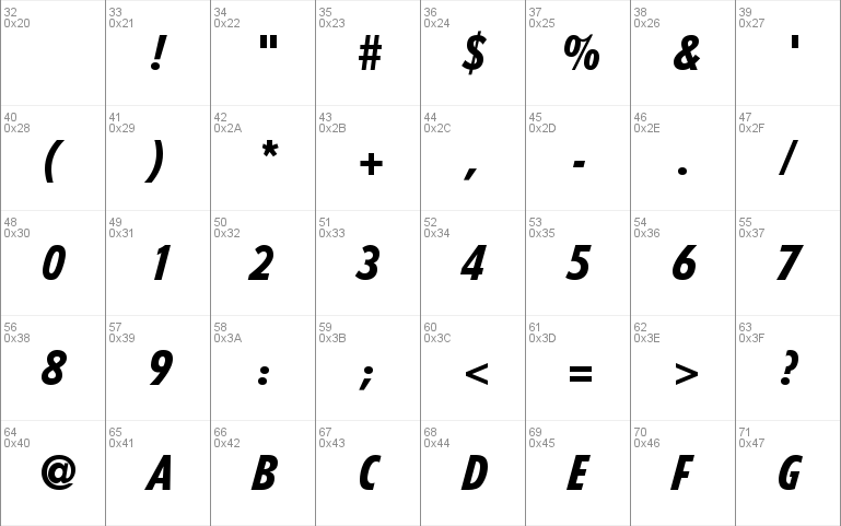 Arche Black Condensed SSi