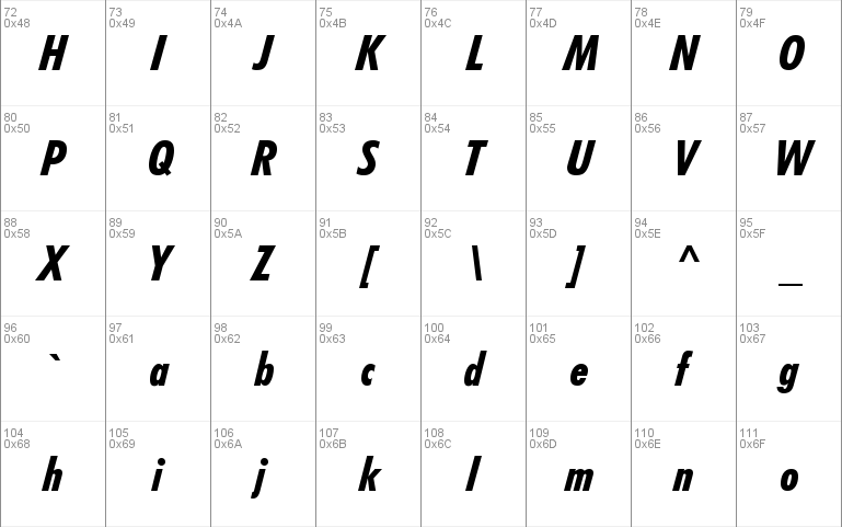 Arche Black Condensed SSi