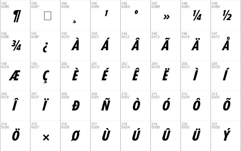 Arche Black Condensed SSi