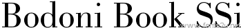 Bodoni Book SSi