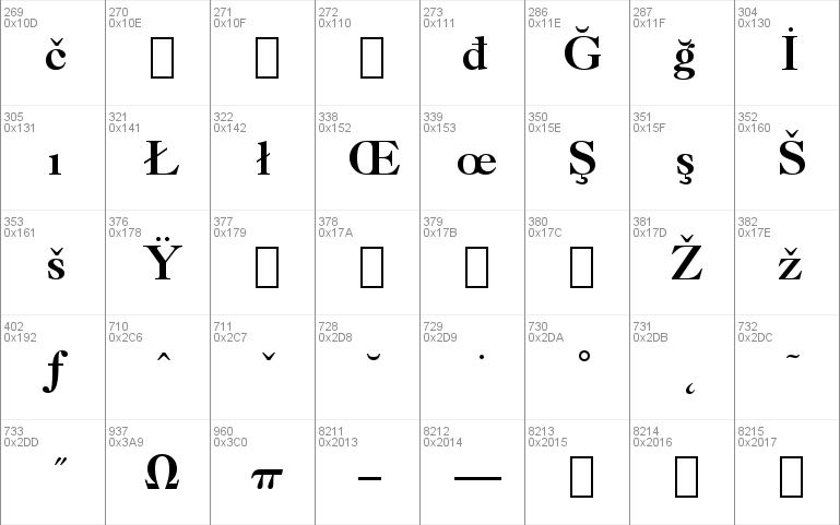 Caslon Bd BT