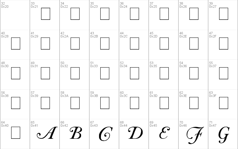 Caslon Initials