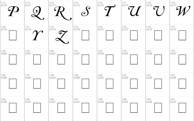 Caslon Initials