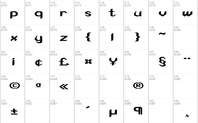 Cuneiform Ex Bold