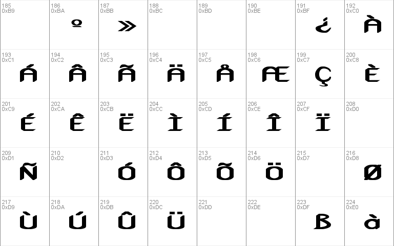 Cuneiform Ex Bold