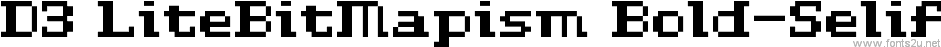 D3 LiteBitMapism Bold-Selif