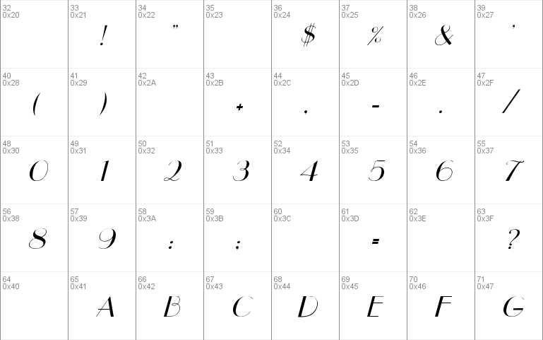 East Side Italic