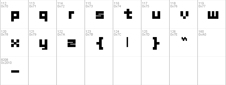 GAU_font_cube_B