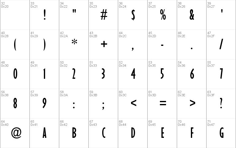 Gill Sans MT Ext Condensed Bold