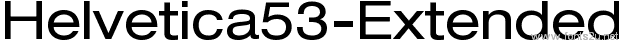 Helvetica53-Extended