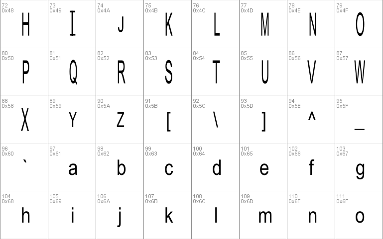 Julia Special Font H