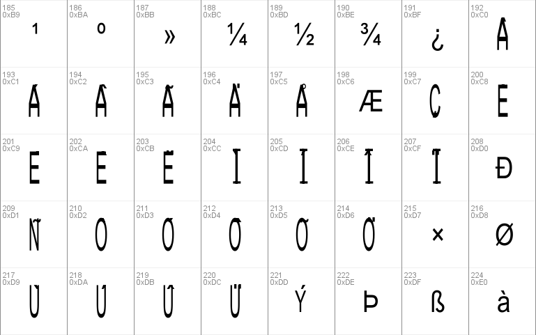 Julia Special Font H