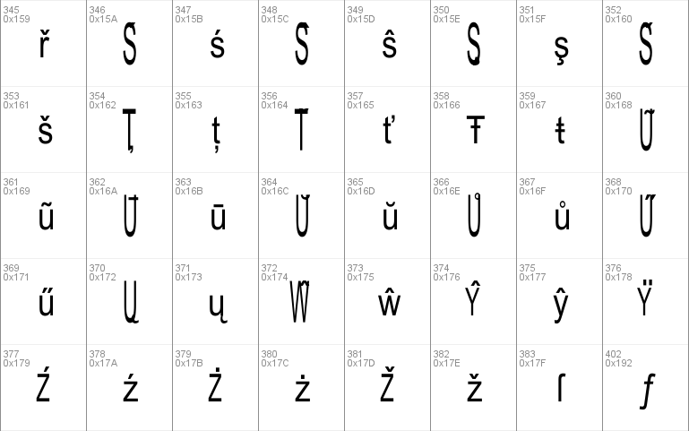 Julia Special Font H