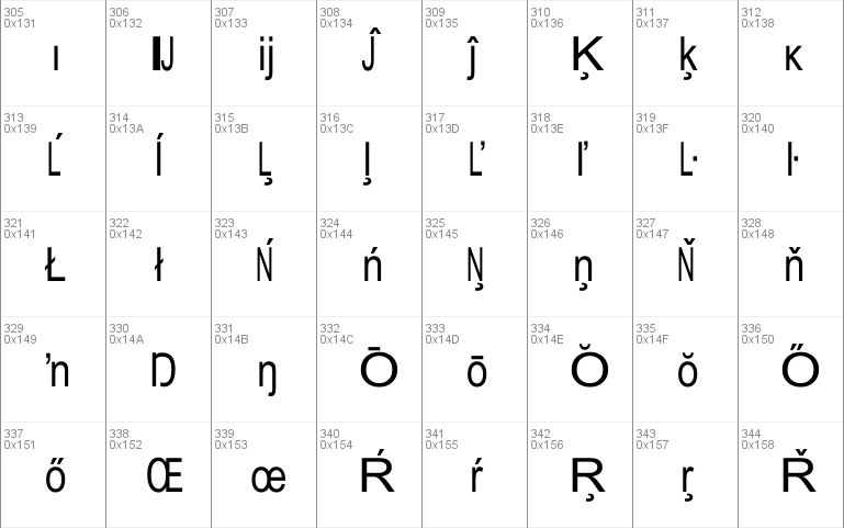 Julia Special Font W