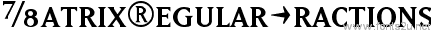 MatrixRegularFractions