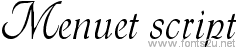 Menuet script