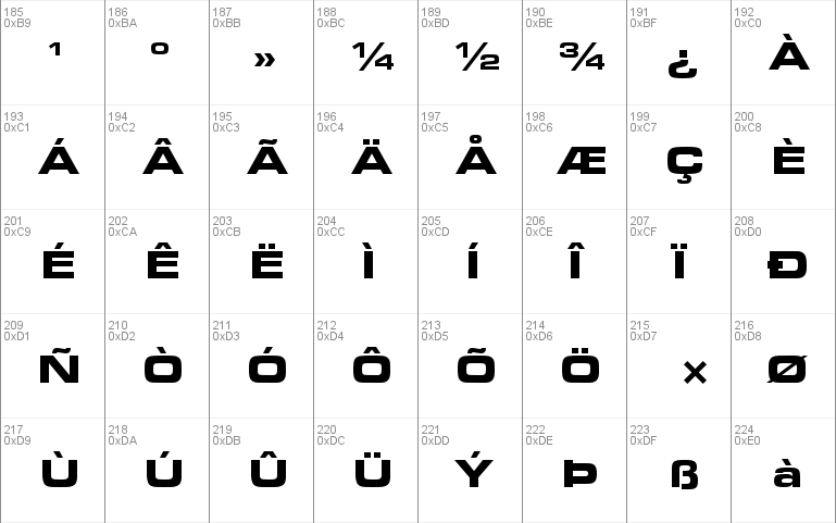 Microstyle Bold Extended ATT