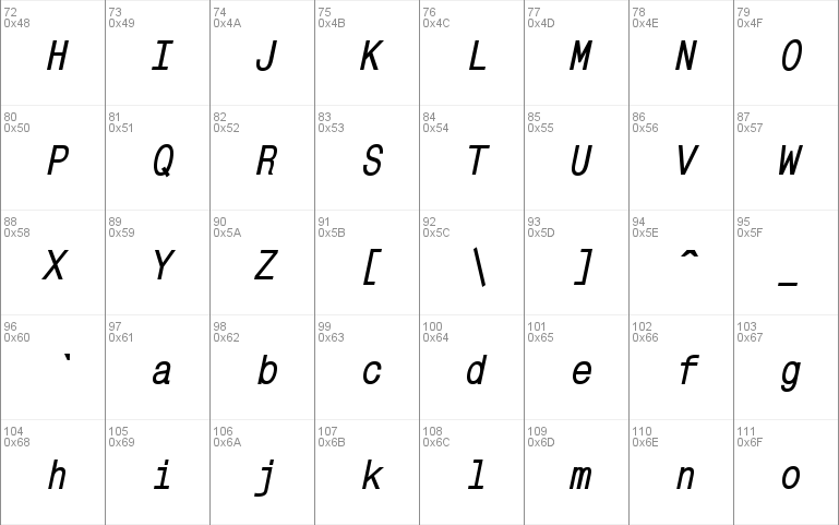 MonoCondensedC