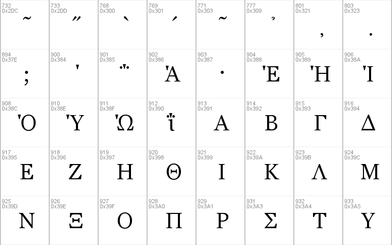 MS Reference Serif