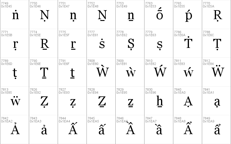 MS Reference Serif