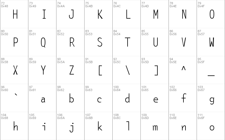 Ocelot Monowidth