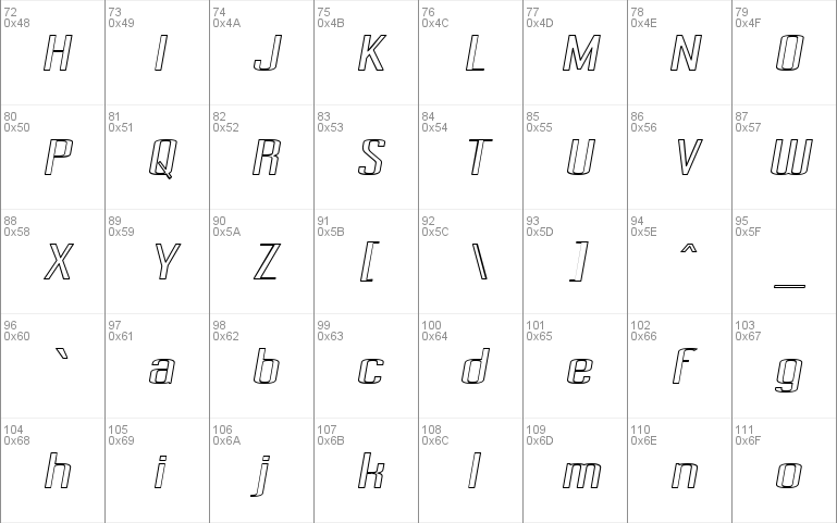 Pecot Outline Oblique