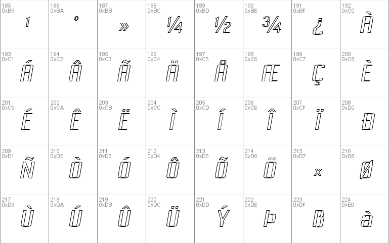 Pecot Outline Oblique