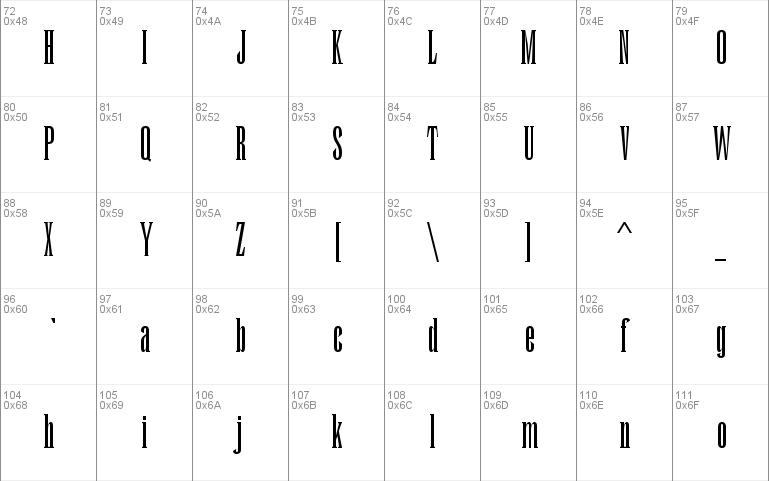 Runic MT Condensed