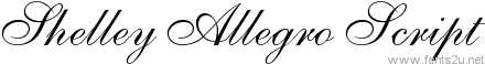 Shelley Allegro Script