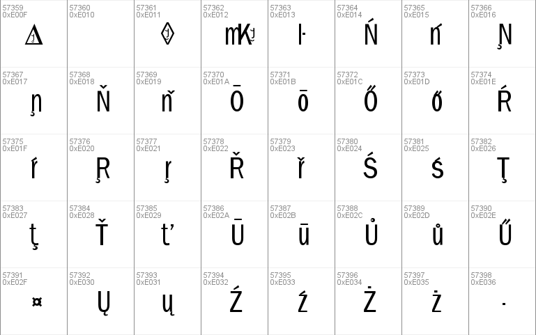 PhonebookFont