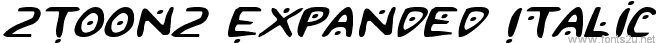 2Toon2 Expanded Italic