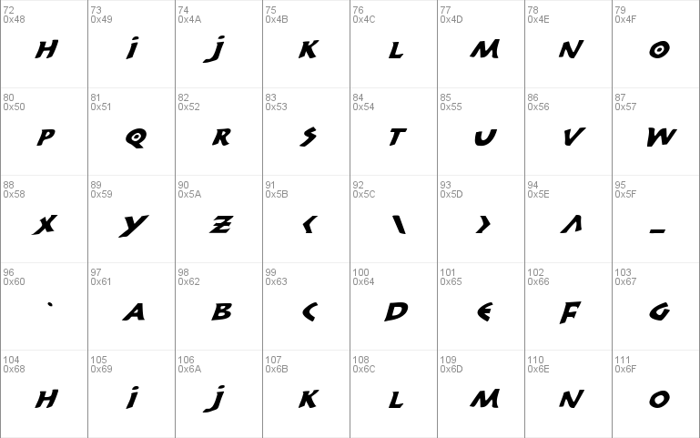 300 Trojans Expanded Italic