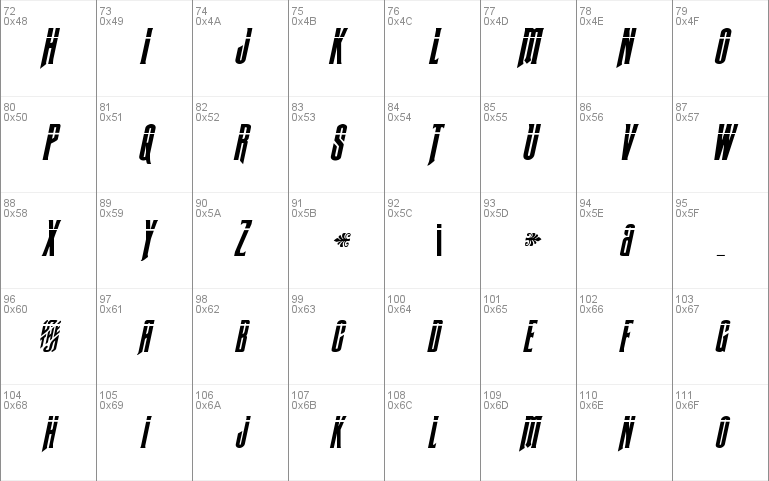 Butch & Sundance Bullet Italic