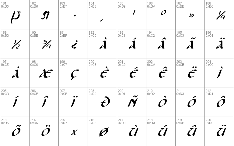 Foucault Italic