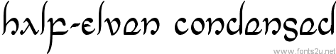 Half-Elven Condensed