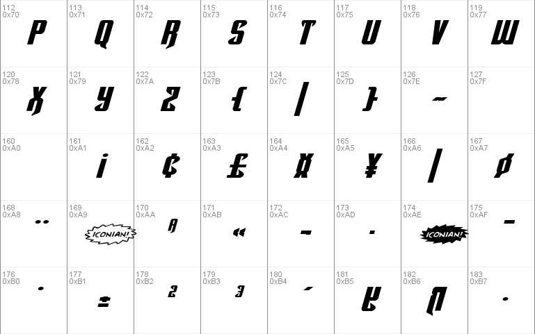 Hawkmoon Extra-expanded Italic