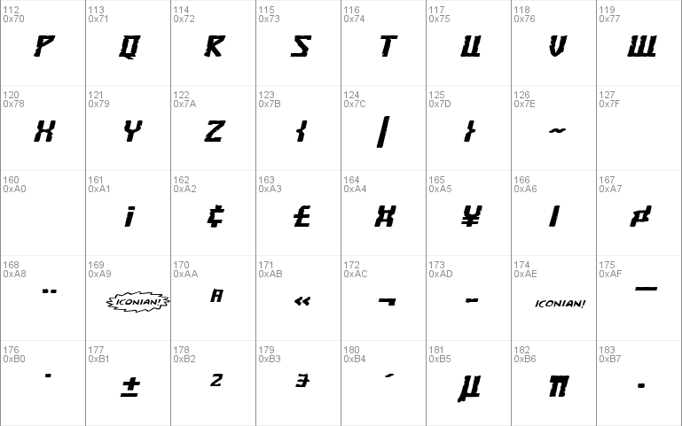 Khazad-Dum Expanded Italic