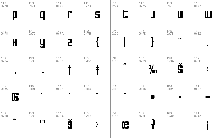 SF DecoTechno Condensed