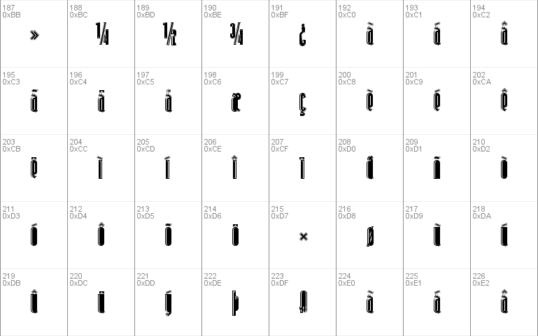 Andiron Outline NF