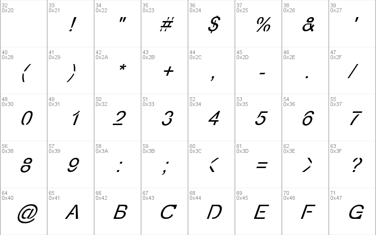 Eco-Files Italic