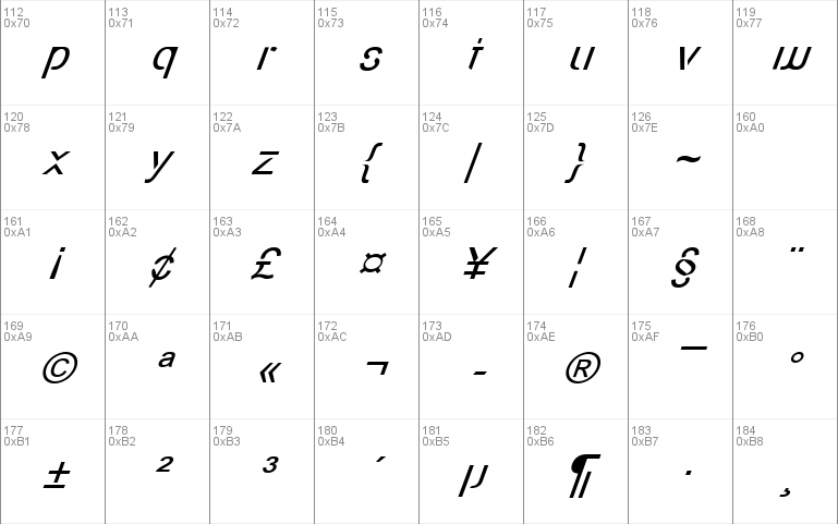 Eco-Files Italic