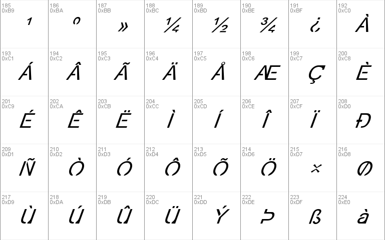 Eco-Files Italic