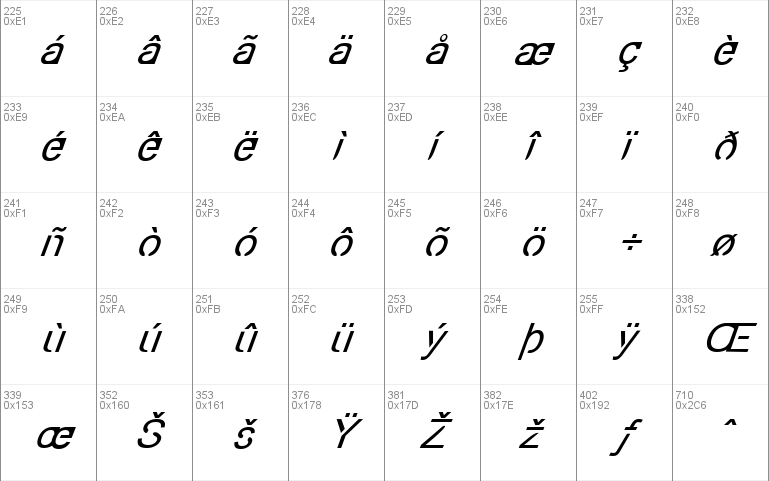 Eco-Files Italic