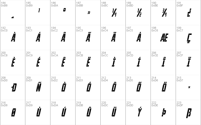 Frank-n-Plank Condensed Italic