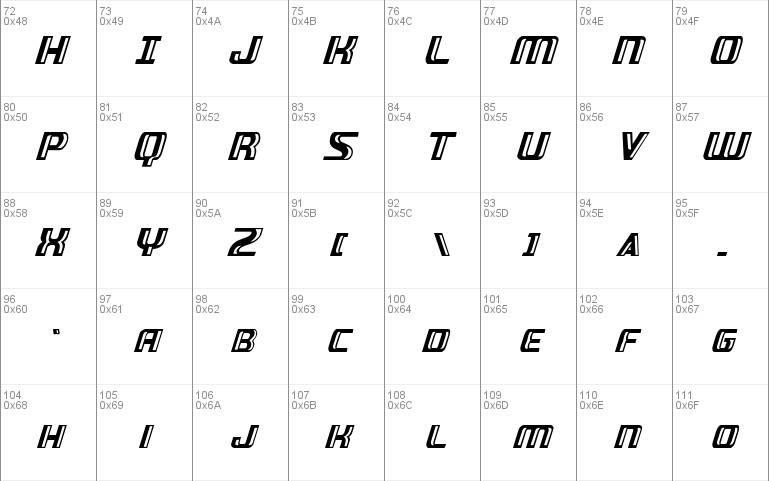 Grease Gun Condensed Italic