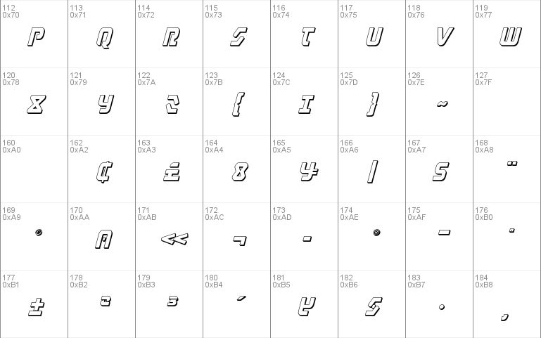 Judge 3D Italic