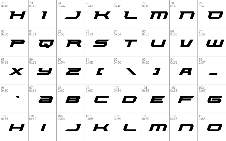 Lethal Force Expanded Italic