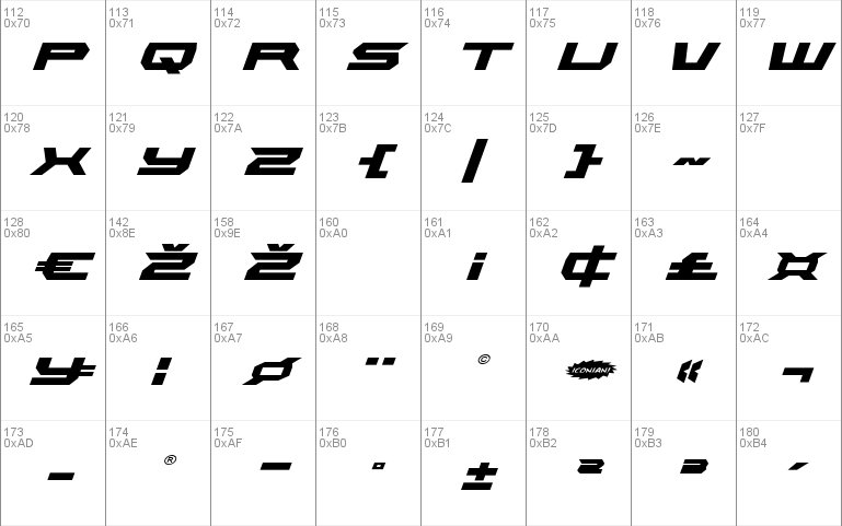 Lethal Force Expanded Italic